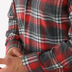 Kyan Button-Up Shirt // Anthracite (Small)