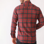 Salerio Flannel Shirt // Red (Small)