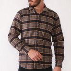 Gerard Flannel Shirt // Brown (Small)