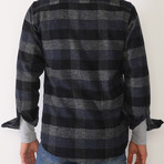 Lennox Flannel Shirt // Dark Blue (Small)