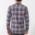 Kyan Flannel Shirt // Dark Blue (Small)