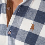 Randall Flannel Shirt // Dark Blue (Small)