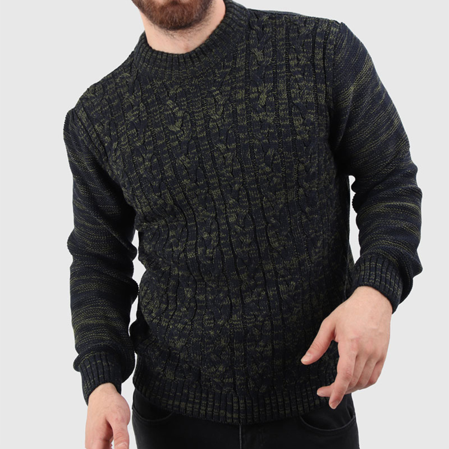 Harden Pullover Sweater // Navy Blue (Medium) - Kad Fashion Global ...