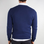 Florence Pullover Sweater // Navy Blue (Medium)