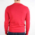 Joey Pullover Sweater // Red (Medium)