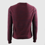 Chandler Pullover Sweater // Burgundy (Medium)