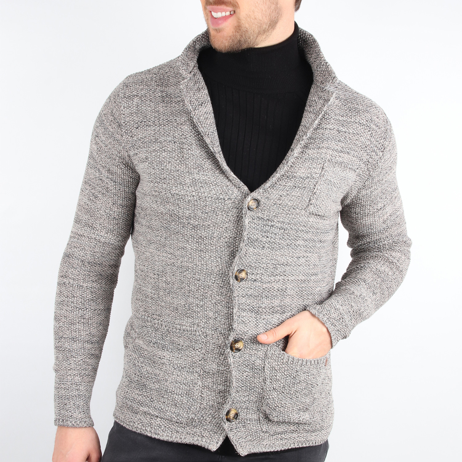 Mauna Kea Cardigan // Beige (Medium) - Alexander Gardi - Touch of Modern