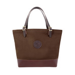 Deluxe Market Tote // Brown