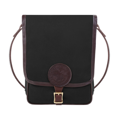 Leather Trim Haversack (Black)