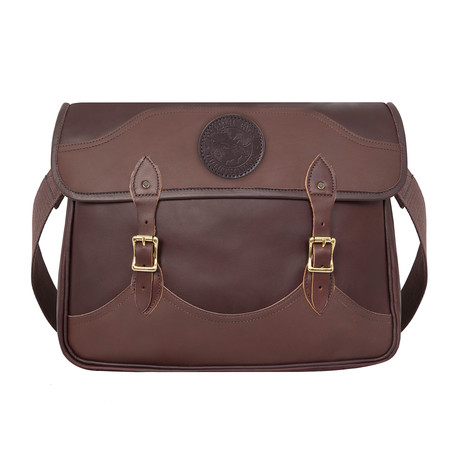 Leather Book Bag // Brown