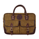 Freelance Briefcase // Wax Khaki