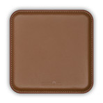 Wireless Charging Pad // Brown Leather