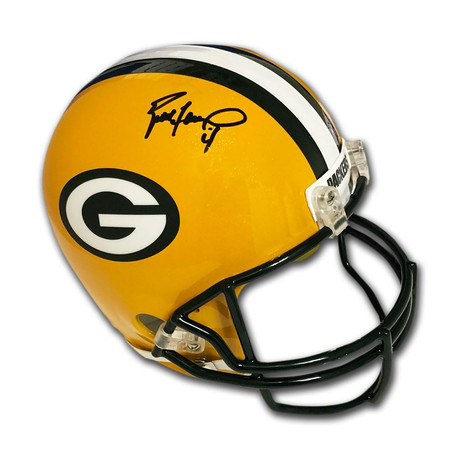 Brett Favre // Green Bay Packers // Autographed Replica Helmet