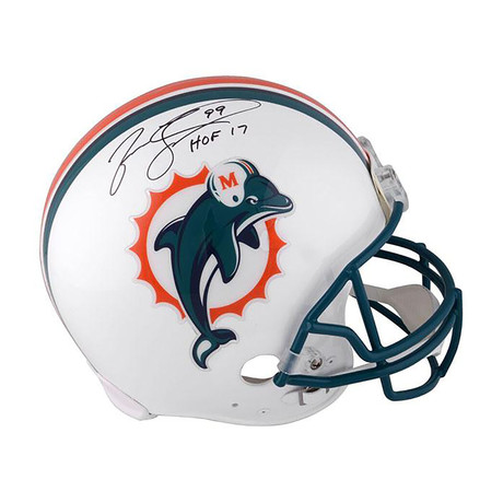 Jason Taylor // Miami Dolphins // Autographed Replica Helmet w/HOF 17