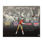 Joe Montana // Autographed  "Perfect" Canvas