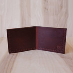 Heritage Bifold Wallet // Burgundy