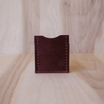 Heritage Card Holder // Burgundy