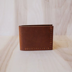 Heritage Compact Bifold Wallet // Cognac