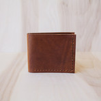 Heritage Bifold Wallet // Cognac