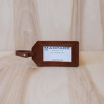 Heritage Luggage Tag // Cognac