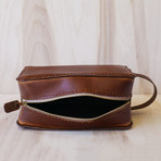 Heritage Dopp Kit // Cognac