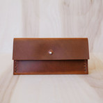 Heritage Stud Wallet // Cognac