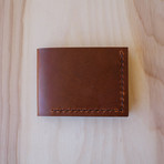 Heritage Compact Bifold Wallet // Cognac