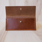 Heritage Stud Wallet // Cognac