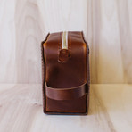 Heritage Dopp Kit // Cognac