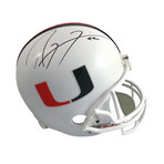 Ray Lewis // University of Miami Hurricanes // Signed Full Size Helmet