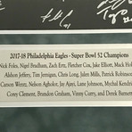 2017- 2018 Philadelphia Eagles Team // Signed + Framed Super Bowl Champions Photo