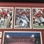 Ohio State Buckeyes // Authentic Game-Used Turf // Framed Collage