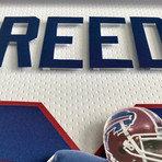 Andre Reed // Signed 3D Jersey Photo Collage // Far