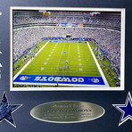 Cowboys // Texas Stadium Authentic Game-Used End Zone Turf // Framed