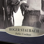 Roger Staubach // Signed + Framed Cowboys Photo