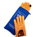 Buffalo Leather Driving Glove // Brown (XS)