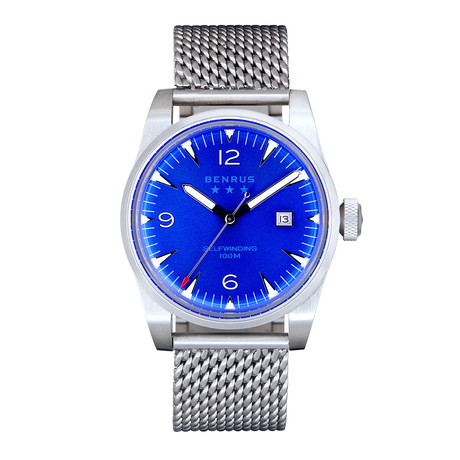 Benrus Classic Watch Automatic // C3-SA-BL-SM