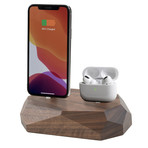 iPhone Dual Dock // Dark Brown