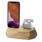 iPhone Dual Dock // Light Brown
