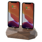 iPhone Dual Dock // Dark Brown