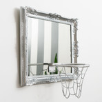 Framed Hoop // Mirror (20"W x 16"H x 1"D)