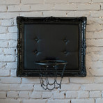 Framed Hoop // Black (20"W x 16"H x 1"D)
