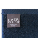 Everplush // Flat Loop 6 Piece Bath Towel Set (Navy Blue)