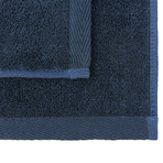 Everplush // Flat Loop 6 Piece Bath Towel Set (Navy Blue)