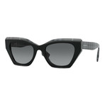 Burberry // Women's BE4299-38291152 Sunglasses // Black + Charcoal + Gray Gradient