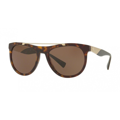 Versace // Men's VE4347-108-73 Sunglasses // Havana + Brown