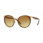 Versace // Women's VE2185-14122L54 Sunglasses // Havana + Brown Gradient
