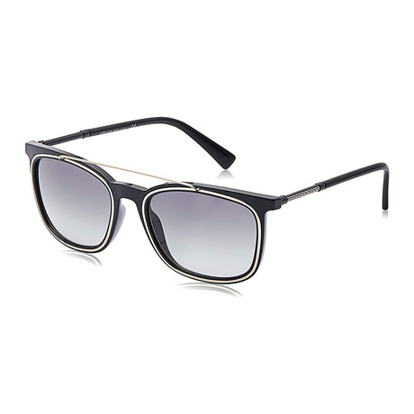 Versace // Men's VE4335-GB1-1156 Sunglasses // Black + Gray Gradient