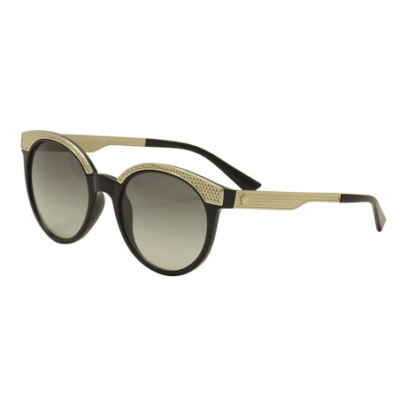 Versace // Women's VE4330-GB1-T353 Sunglasses // Black + Polar Gray Gradient