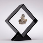 Herkimer Diamond Quartz Floating in Acrylic Display